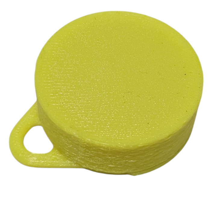 Handschuhbox in Neongelb ohne Logo